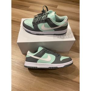 Nike Dunk Low by You Mint Green Grey Women size 8 Men size 6.5 FN0569-900 New